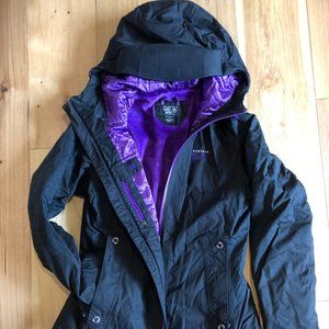 Mountain Hardwear Insulated Ski/Snowboard Jacket, Black, Size Medium